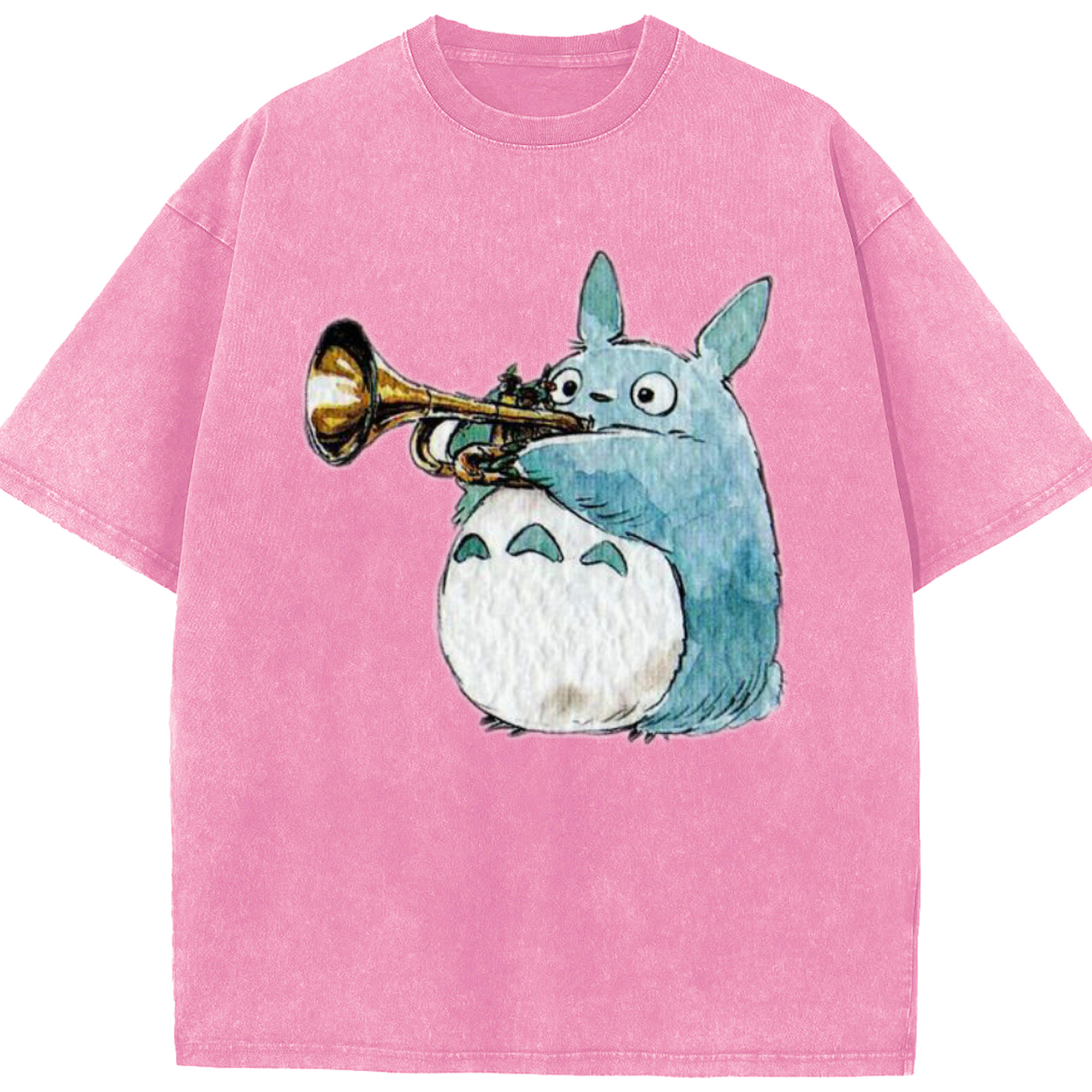 （画像用） となりのトトロ 草壁メイ 草壁サツキ My Neighbor Totoro Satsuki Kusakabe Mei Kusakabe 綿100% ヴィンテージ風 半袖Tシャツ（フロントプリント）